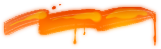 a splodge of organic-looking orange matter pasted over the words 'Myla Logistics' to partly obscure them
